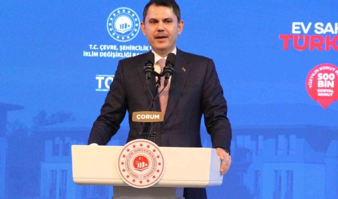 Çorum’da inşa edilecek 2 bin 867 sosyal konutun hak sahibi