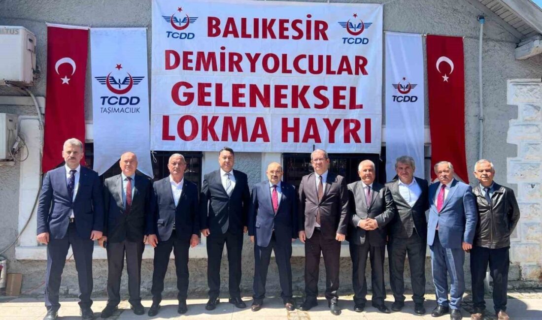 TCDD Balıkesir Müdürlüğü çalışanlarınca bu yıl 28. kez düzenlenen lokma