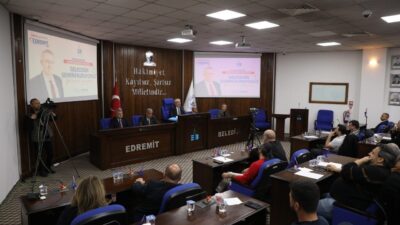 Edremit Belediye Başkanı Mehmet Ertaş, göreve geldiği günden bu yana