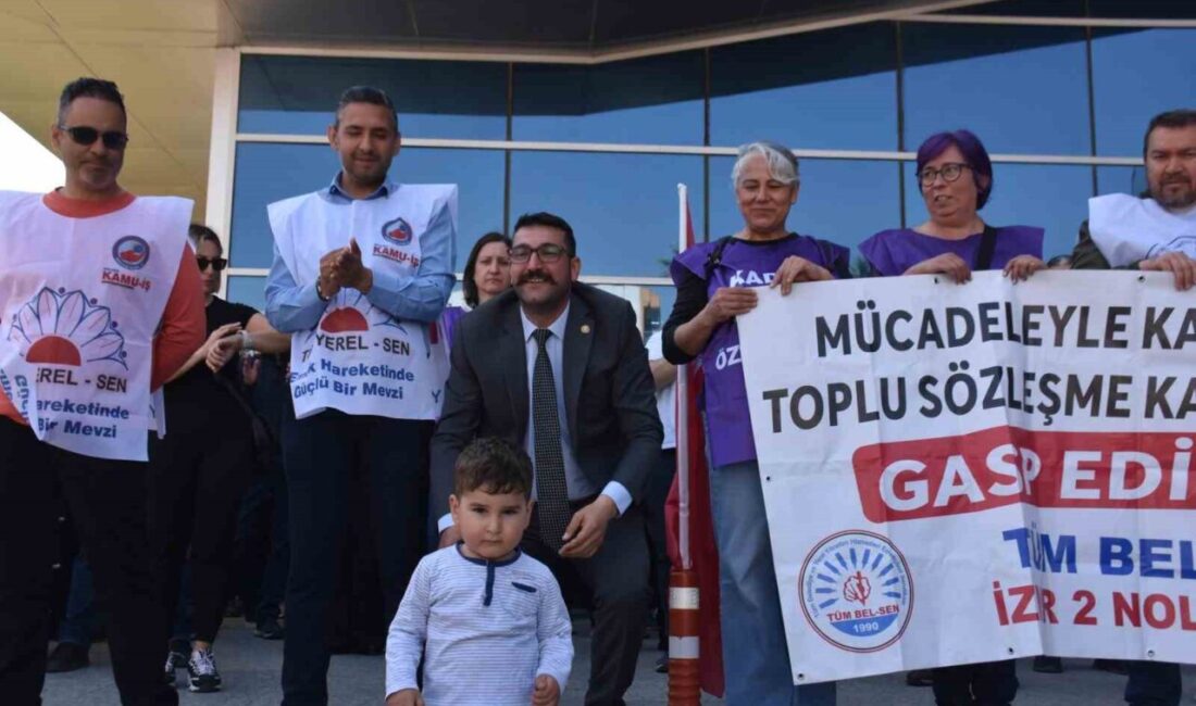 İzmir’de Bayraklı Belediyesi’nde görev yapan memurlar, Toplu İş Sözleşmesi (TİS)