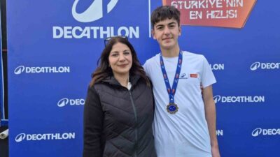 Kayserili sporcu Berat İşler; Eskişehir’de yapılan Bölge Yarışmaları’nda birinci olarak