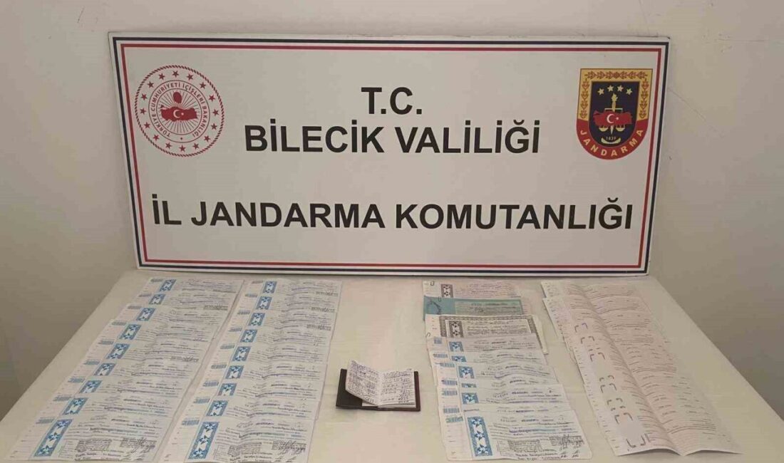 Bilecik’te jandarma ekiplerince düzenlenen tefecilik operasyonunda yaklaşık 4 milyon TL