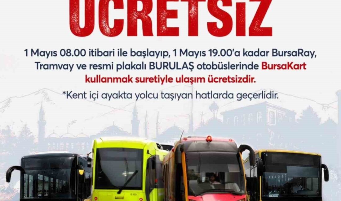 Bursa Büyükşehir Belediyesi, vatandaşların tören ve kutlamalara kolaylıkla ulaşabilmesi amacıyla