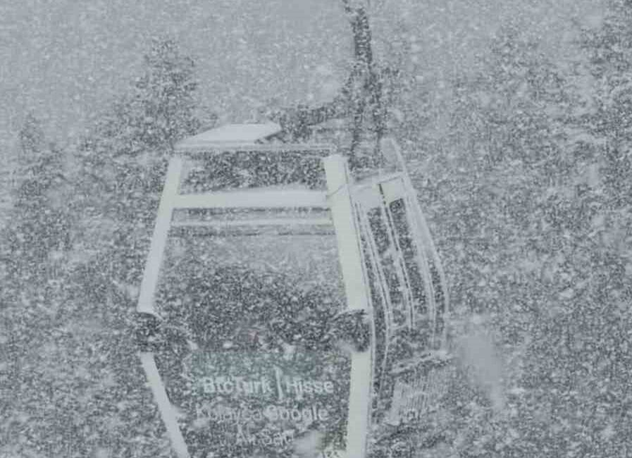 Bursa’da bahar ortasında etkili olan soğuk hava dalgası, yüksek kesimlerde