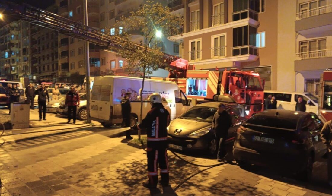 Malatya’da bir apartman dairesinde çakmakla oyun sırasında çıkan yangın itfaiye