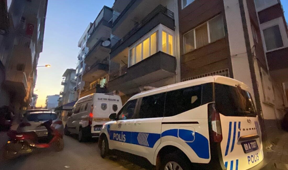 Aydın’ın Efeler ilçesinde temizlikçi bir kadın, 5 katlı apartmanın son