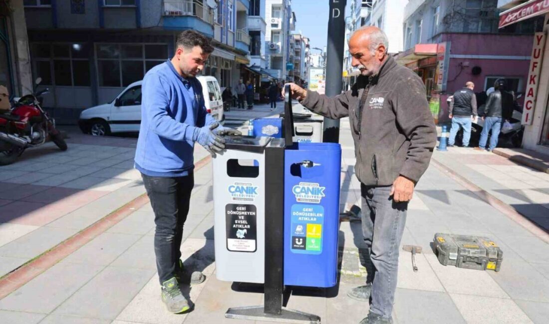 Samsun’un Canik ilçesinde belediye tarafından hayata geçirilen sıfır atık uygulamaları,