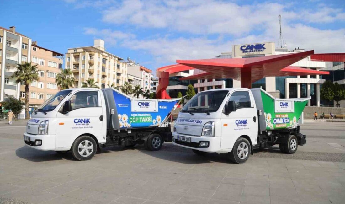 Samsun’da Canik Belediyesi, sahadaki hizmet kapasitesini artırmak amacıyla araç filosunu