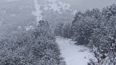 Çankırı’nın yüksek rakımlı ilçelerinde hava sıcaklığının sıfır derecenin altına düşmesiyle