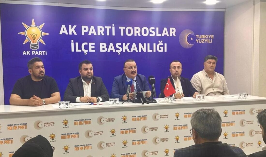 AK Parti Toroslar İlçe Başkanı Ferdi Çokkeser, CHP’li Toroslar Belediyesinde