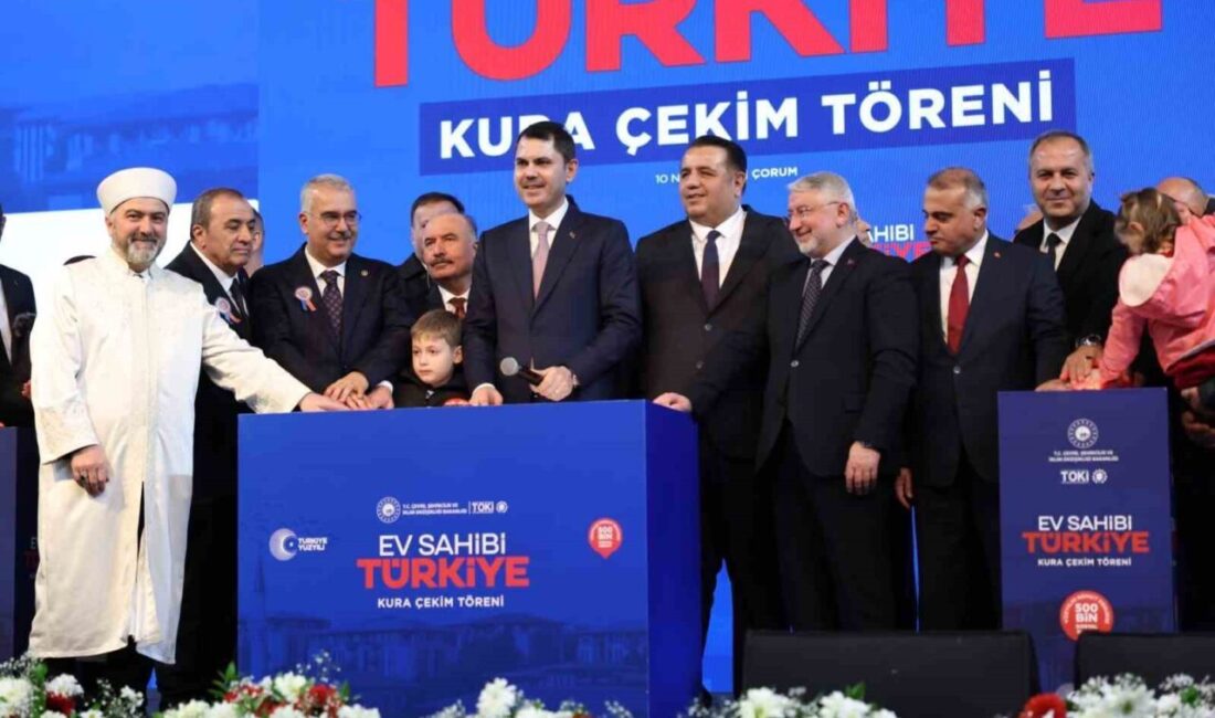 Çorum’da Yüzyılın Konut Projesi kapsamında inşa edilecek 2 bin 867