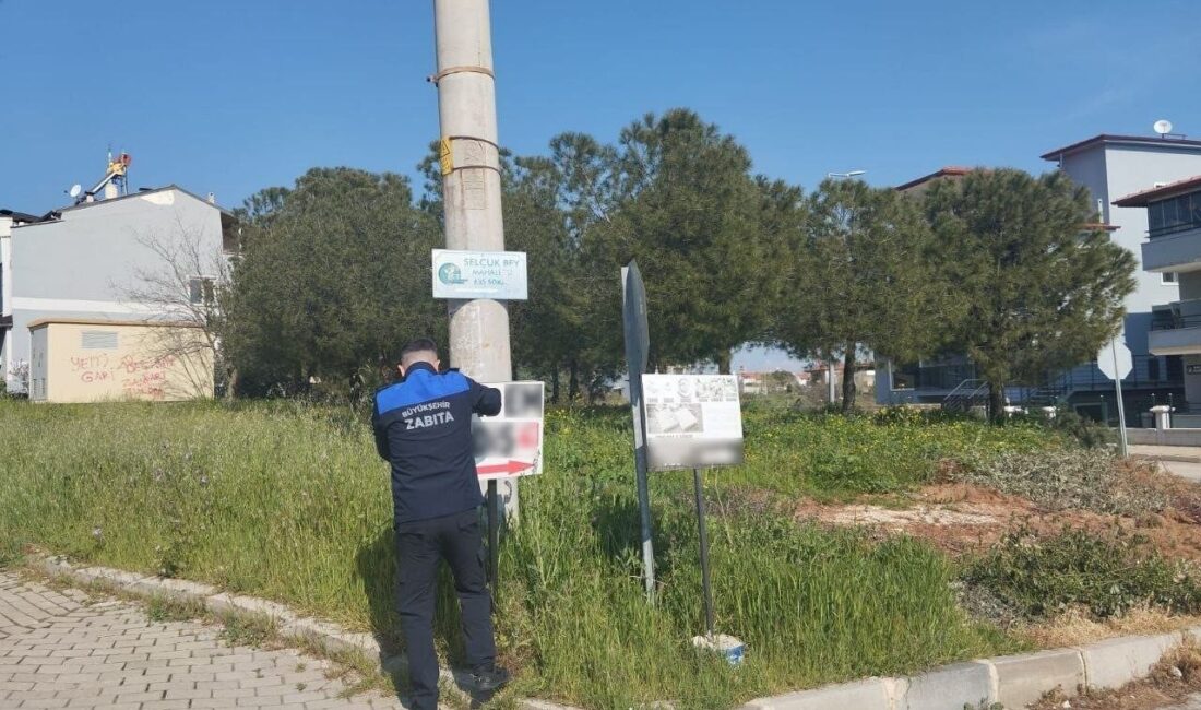 Denizli Büyükşehir Belediyesi, kent estetiğini korumak ve yaya-araç güvenliğini sağlamak