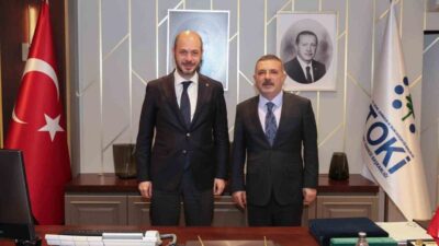 Sincan Belediye Başkanı Murat Ercan, TOKİ Başkanı Mustafa Levent Sungur’u