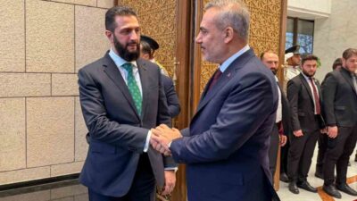 Dışişleri Bakanı Hakan Fidan, Suriye Devlet Başkanı Ahmed eş-Şara ile