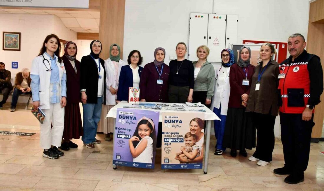Dünya Aşı Haftası etkinlikleri kapsamında açıklamalarda bulunan Karadeniz Teknik Üniversitesi