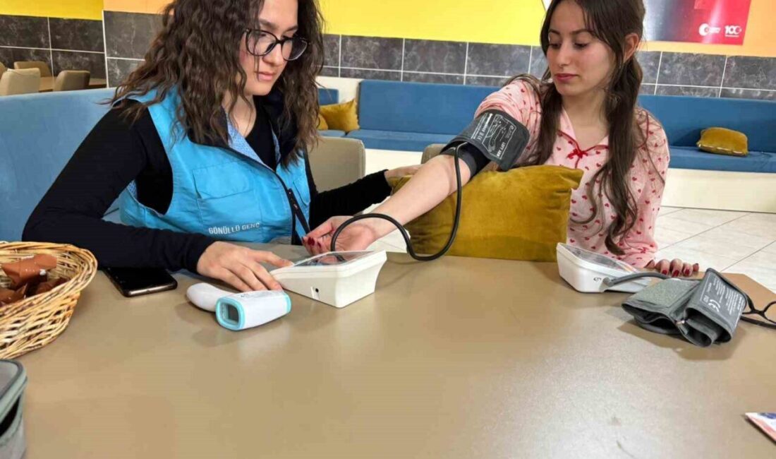 Düzce’de Dünya Sağlık Günü kapsamında Raziye Begüm Yurdu’nda düzenlenen etkinlikte,