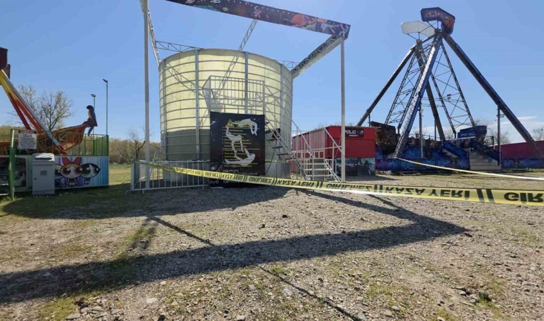 Edirne’de lunaparkta yaşanan kazada, ‘Sıfır yer çekimi’ isimli oyun aletinden