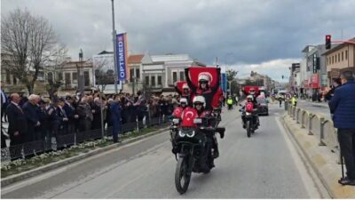Edirne’de Türk Polis Teşkilatı’nın kuruluşunun 181. yıl dönümü dolayısıyla çelenk