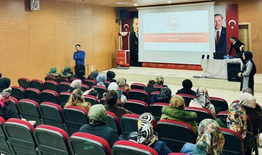 Elazığ’da “Ailenin Korunması ve Şiddetle Mücadele” kapsamında farkındalık eğitimi düzenlendi.