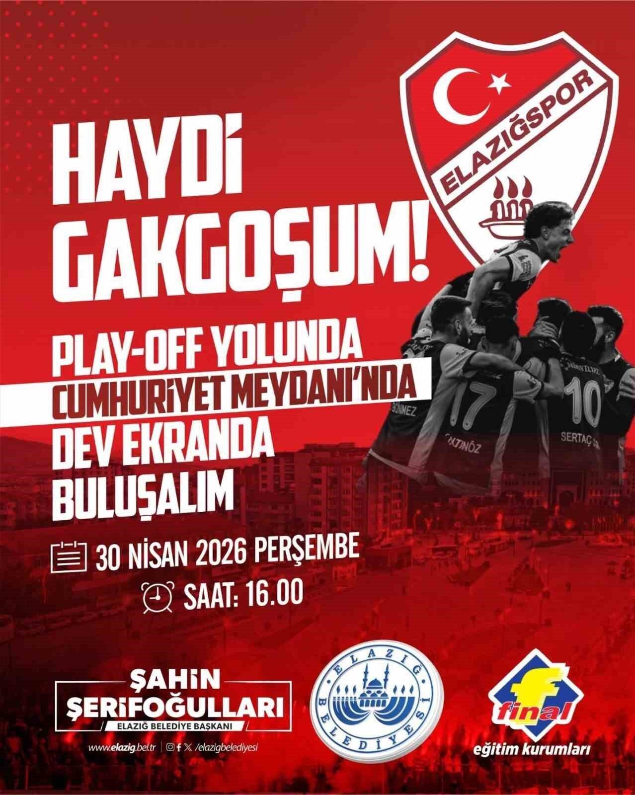 Elazığspor’un deplasmanda Adana 01 FK ile oynayacağı maç için Cumhuriyet