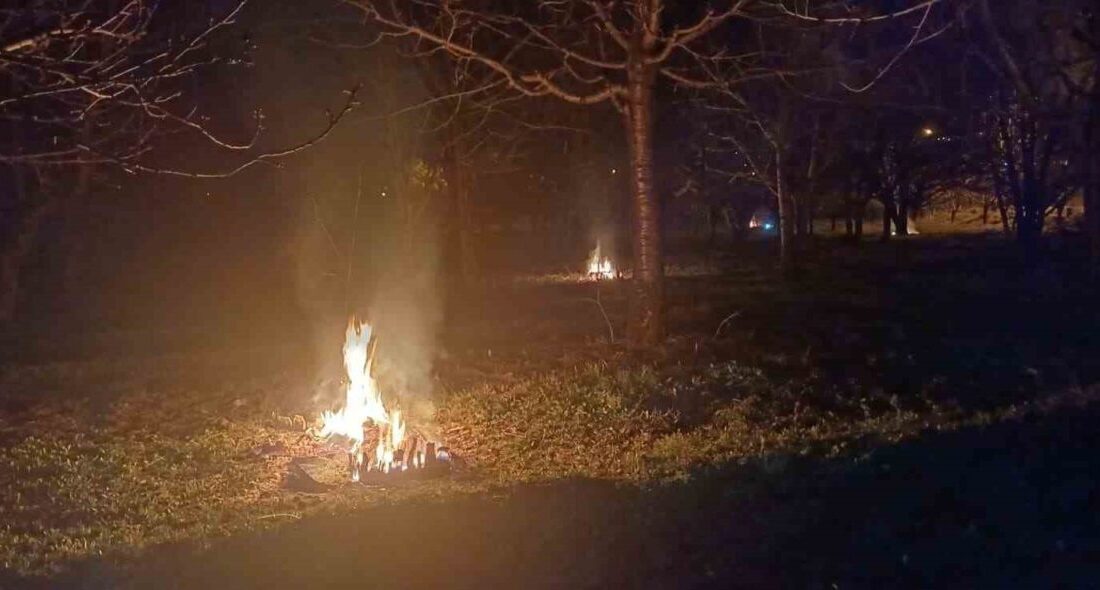 Erzincan’ın Üzümlü ilçesine bağlı Bayırbağ köyünde çiftçiler, ani sıcaklık düşüşüyle