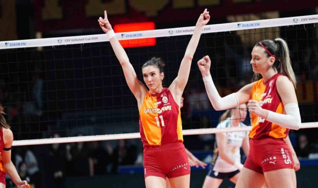 Galatasaray Spor Kulübü; futbol, basketbol ve voleybol branşlarında Avrupa’da kupa