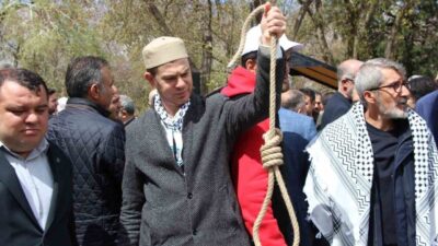 Gaziantep’te sivil toplum kuruluşları İsrail’in Filistinli esirlerin idam edilmesiyle ilgili