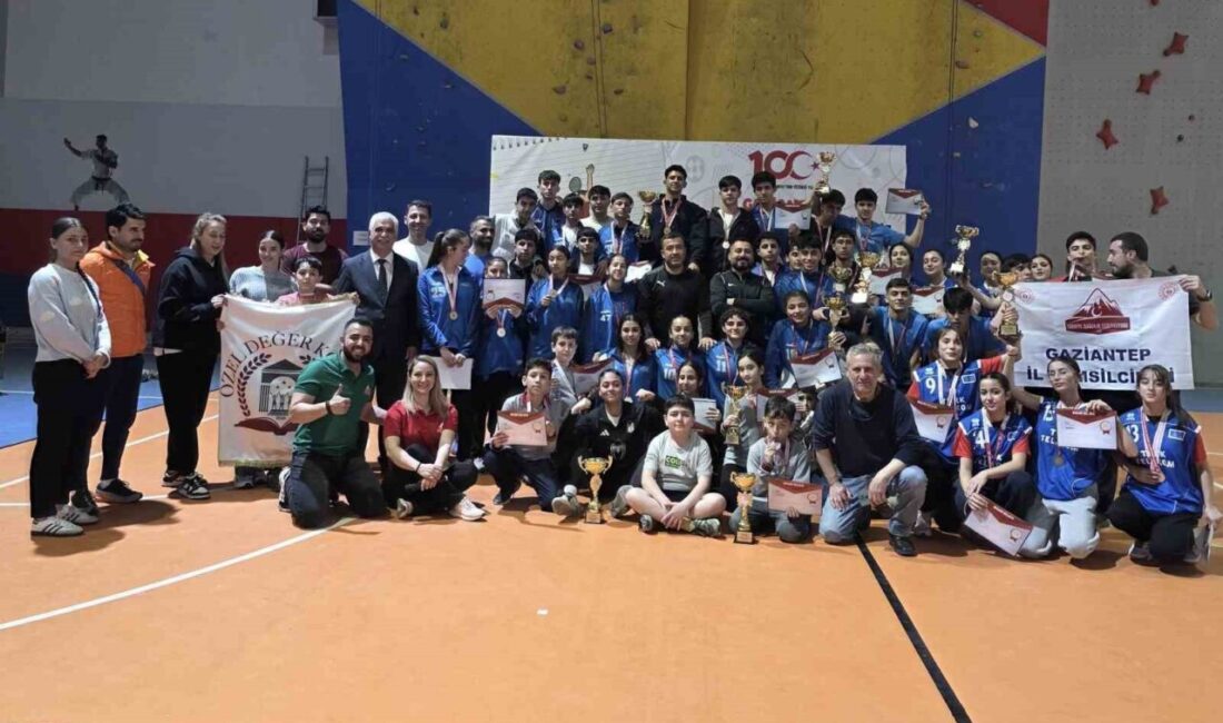 Gaziantep’te 18 farklı okuldan 120 genç sporcunun katılımıyla Okul Sporları