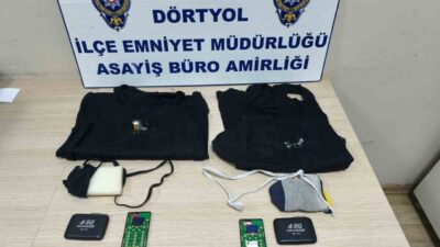 Hatay’ın Dörtyol ilçesinde düzenlenen Motorlu Taşıt Sürücü Kursu (MTSK) sınavına