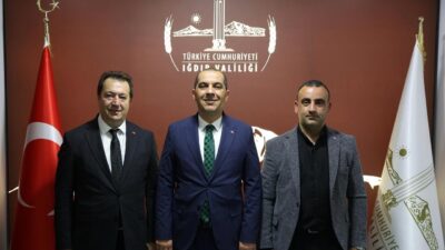 İhlas Haber Ajansı (İHA) Erzurum Bölge Müdürü Ayhan Türkez ve