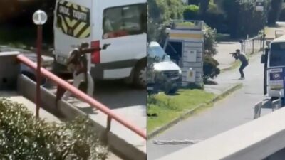 İstanbul Beşiktaş’taki İsrail Konsolosluğu önünde polislere yönelik saldırıya ilişkin yaralı