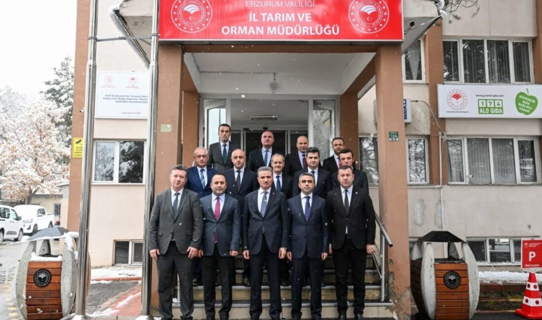 Erzurum Valisi Aydın Baruş, İl Tarım ve Orman Müdürlüğüne ziyarette