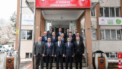Erzurum Valisi Aydın Baruş, İl Tarım ve Orman Müdürlüğüne ziyarette