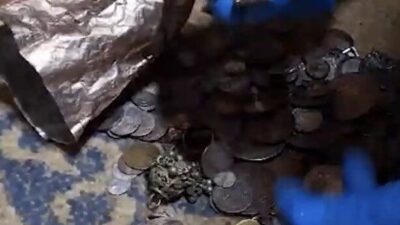 İzmir’in Kınık ilçesinde kaçakçılık suçlarının önlenmesine yönelik düzenlenen operasyonda Roma,