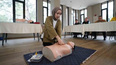 Kahramanmaraş’ta Büyükşehir Belediyesi İş Sağlığı ve Güvenliği Şube Müdürlüğü tarafından