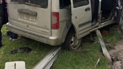 Amasya’da kamyonetin bariyerlere çarptığı kazada 5 kişi yaralandı. Edinilen bilgiye