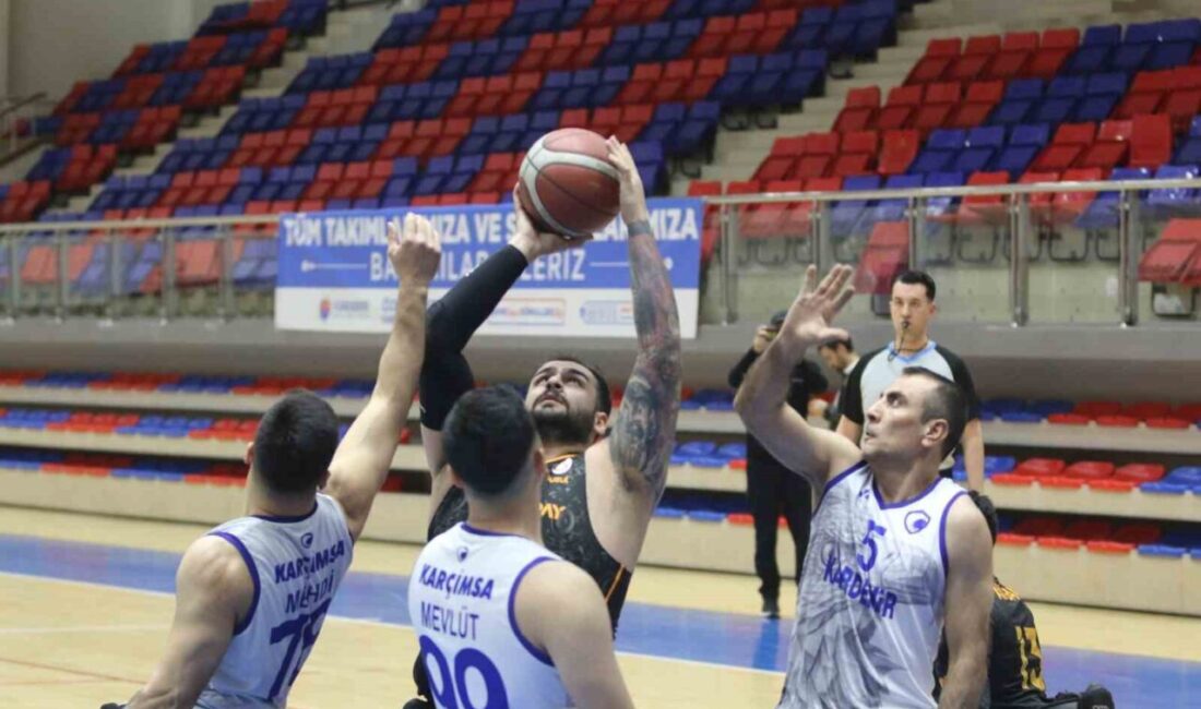 Tekerlekli Sandalye Basketbol Süper Ligi’nde mücadele eden Karabük Demir Kartal