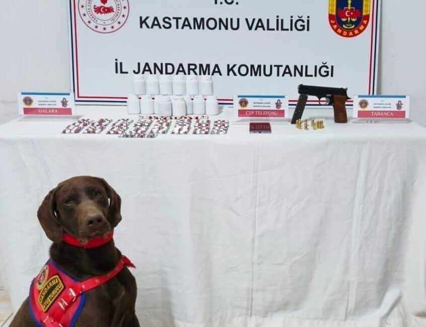Kastamonu’da jandarma ekipleri tarafından gerçekleştirilen uyuşturucu operasyonunda gözaltına alınan 1