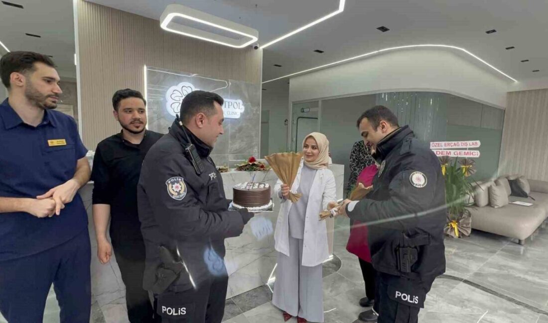 Elazığ’da bir diş kliniğine kavga ihbarı üzerine gelen polis ekipleri,