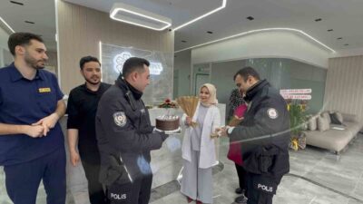 Elazığ’da bir diş kliniğine kavga ihbarı üzerine gelen polis ekipleri,