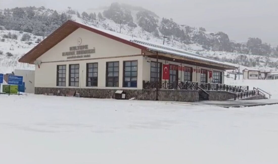 Karabük’ün 2 bin rakımlı Keltepe Kayak Merkezi, nisan ayında etkili