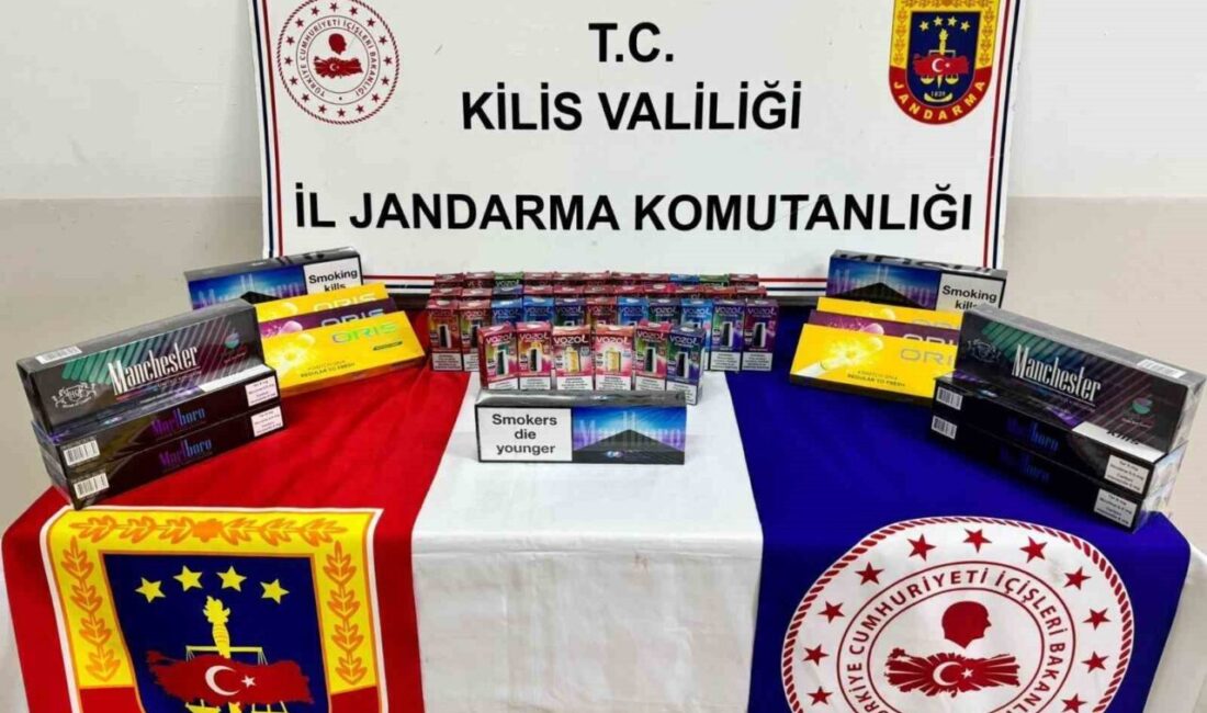 Kilis’te jandarma ekiplerince düzenlenen yol kontrol ve arama faaliyetinde kaçak