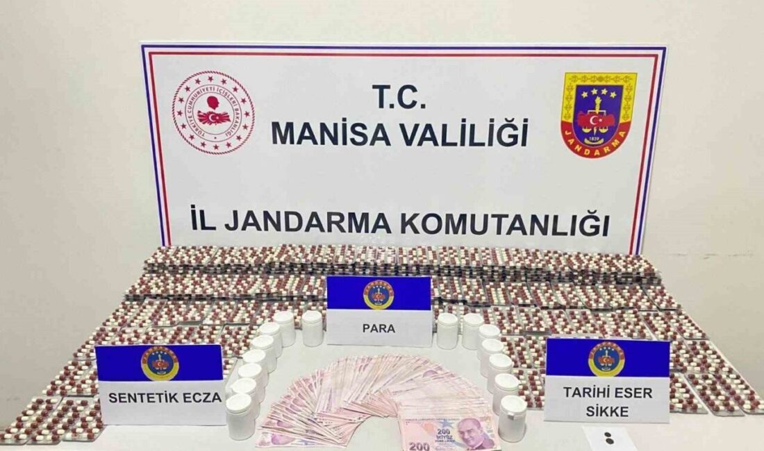 Manisa’nın Kırkağaç ilçesinde jandarma ekiplerinin takibi sonucunda gerçekleştirilen operasyonda, binlerce