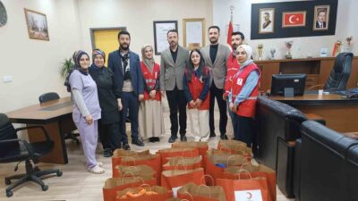 Adıyaman’ın Kahta ilçesinde Türk Kızılayı Şube Başkanı Ömer Faruk Dündar