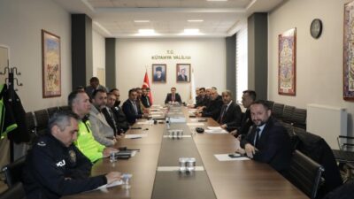 Kütahya İl Spor Güvenlik Kurulu Toplantısı, Kütahya Valisi Musa Işın