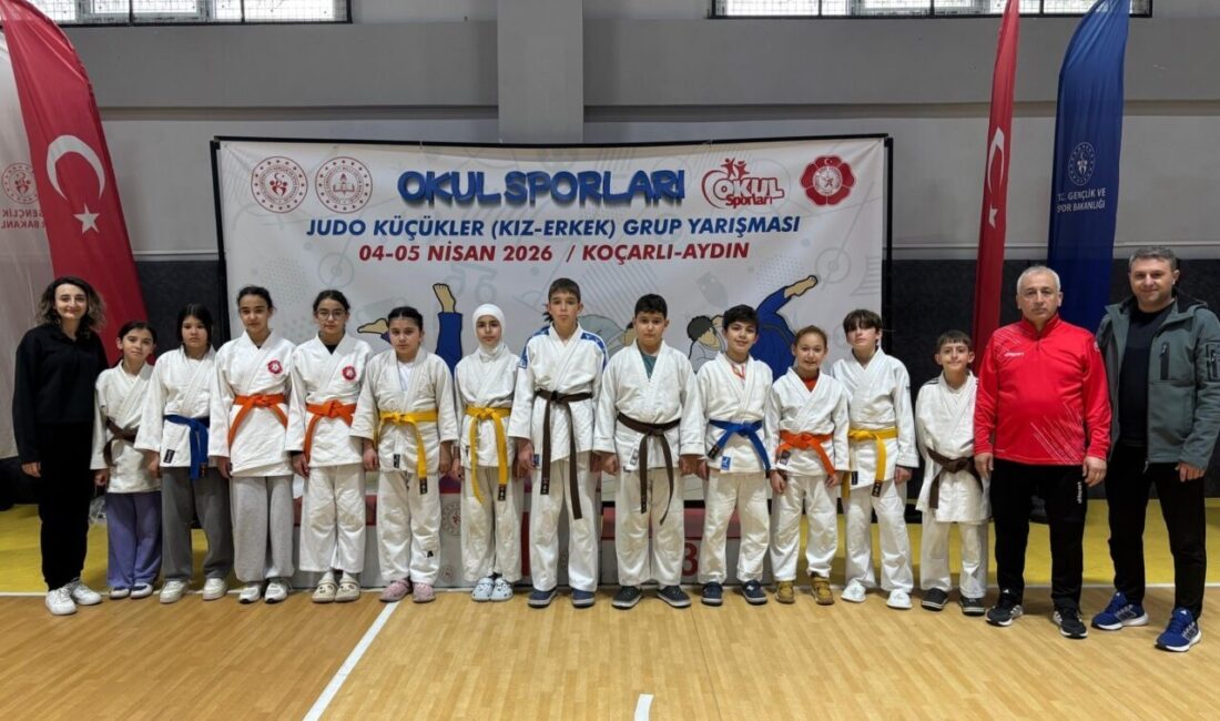 Aydın’ın Koçarlı ilçesinde düzenlenen Okul Sporları Judo Küçükler Grup Müsabakaları’nda