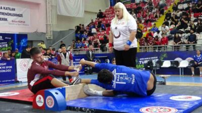 Türkiye Geleneksel Spor Dalları Federasyonu Başkanlığı tarafından düzenlenen Mas Güreşi