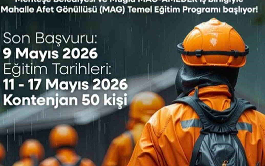 Menteşe Belediyesi ve Muğla MAG-AMEDER (Mahalle Afet Gönüllüleri Acil Müdahale
