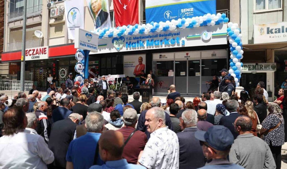 Merkezefendi Belediyesi tarafından ilçeye kazandırılan Halk Market’in 3. şubesi Akkonak