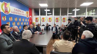 AK Parti Erzincan Milletvekili Süleyman Karaman, Erzincan Gazeteciler Cemiyetini (EGC)